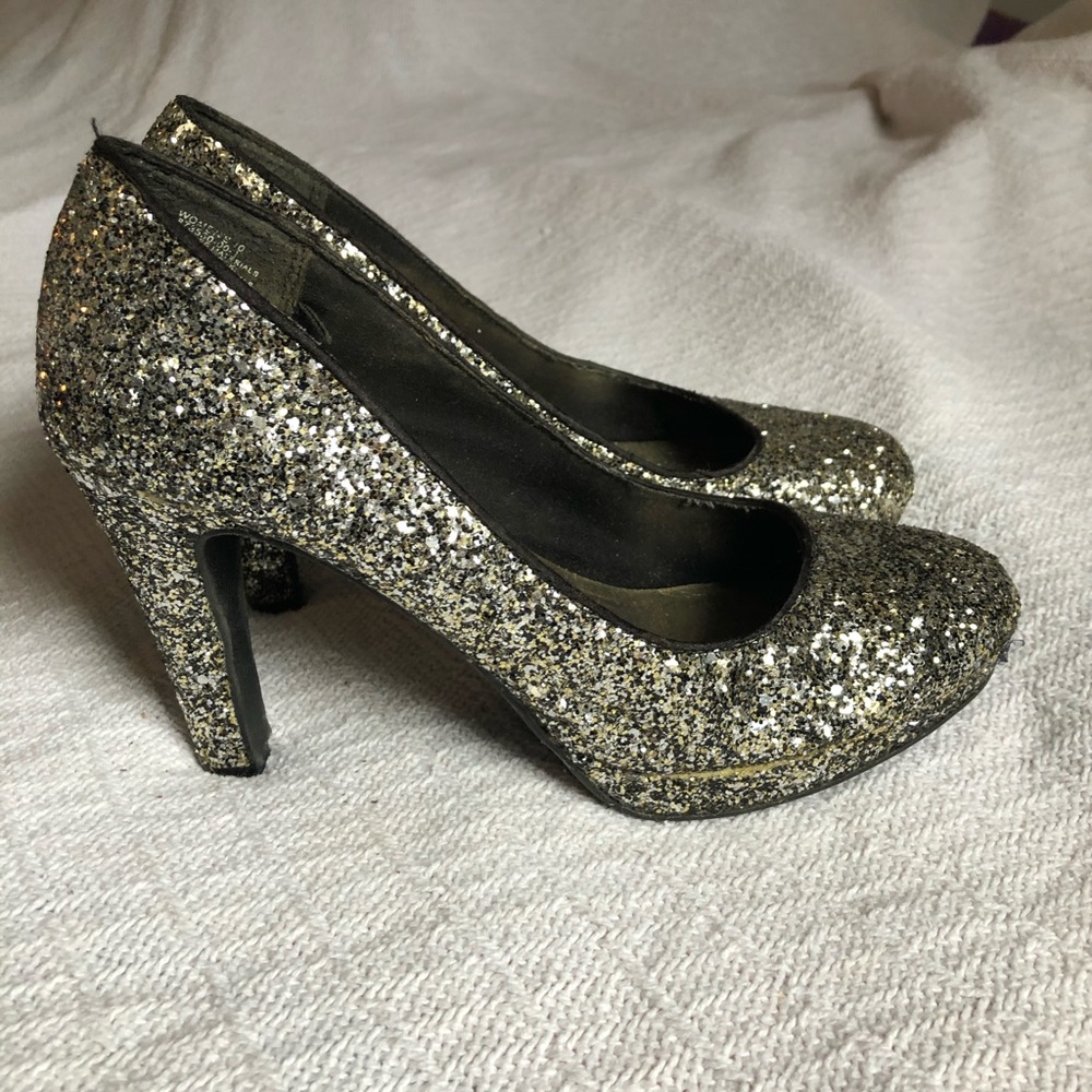 Sparkly Pump Heels